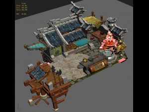 jiaxing city - blacksmith shop 3D Model