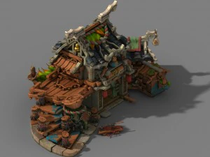 citt&agrave; di Jiaxing - farmacia Modello 3D