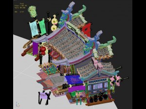 jiaxing city - grocery store Model 3D