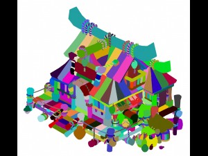 cartoon city - pawnshop 271 Modello 3D
