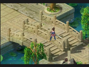 cartoon city - stone bridge 19 3D Model