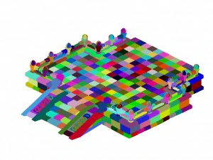 kunlun - square big base 02 3D Model