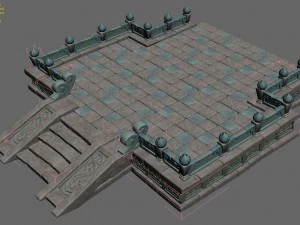 kunlun - square big base 02 3D Model
