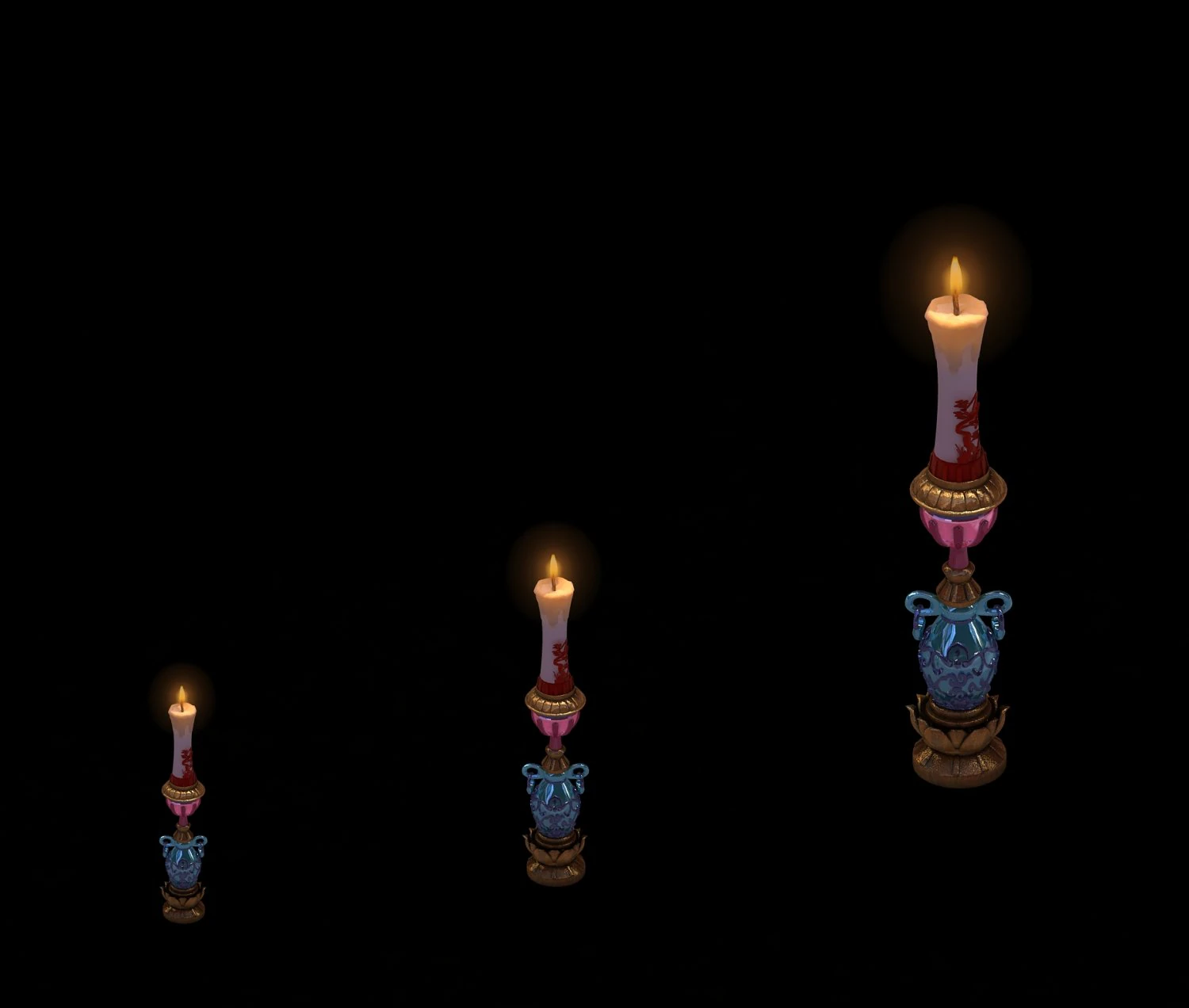 lee pagoda - lighthouse - candlestick 3D Model .c4d .max .obj .3ds .fbx .stl .blend 