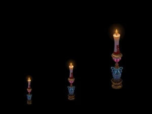 이탑 - 등대 - 촛대 3D 모델