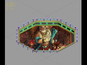 lee pagoda - double the third floor package - fence Model 3D