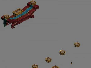 lee pagoda - worship for taiwan - debris 3D Model