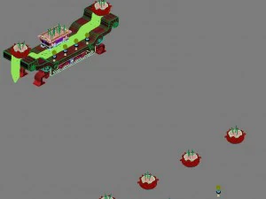 lee pagoda - worship for taiwan - debris 3D Model
