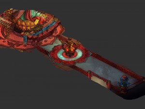 pagoda - lotus - carpet 3D Model