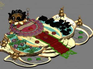 lei fengta - lotus terrace 3D Model