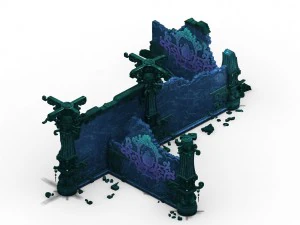 Башня Лэйфэн &ndash; перегородка шестого этажа 04 3D Модель