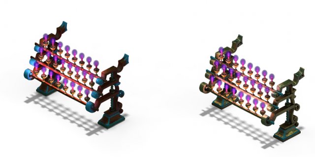 lei fengta - sixth floor candle holder 3D 模型 .c4d .max .obj .3ds .fbx .stl .blend 