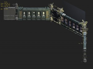 pole tower - sixth floor wall 02 Modello 3D
