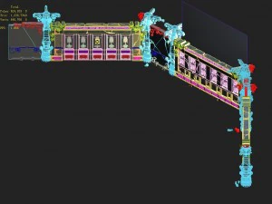 pole tower - sixth floor wall 02 3D Model