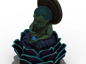 leifeng tower - the sixth floor of the small buddha 3D Model