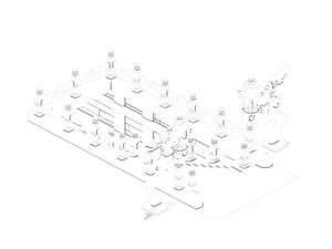 lei pagoda - stairs 3D Model