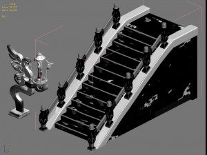 lee pagoda - stairs 02 3Dモデル