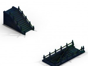lei pagoda - stairs 06 3Dモデル