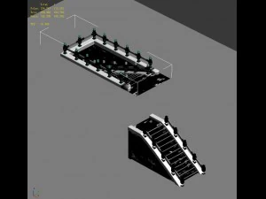 pagoda - stairs 09 3D Model