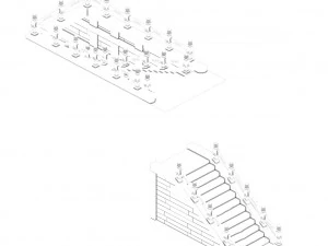 pagoda - stairs 09 3D Model