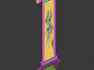 lee pagoda - the third floor drapery 3D Model