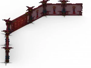 lei fengta - the third floor wall 3D Model