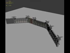 lei fengta - the third floor wall 3D Model