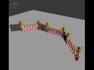 lei fengta - the third floor wall 3D Model