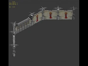 lei fengta - the third floor wall 3D Model