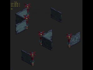 lei fengta - fifth floor partition wall 3D Model