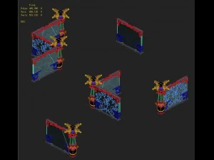 lei fengta - fifth floor partition wall 3D Model