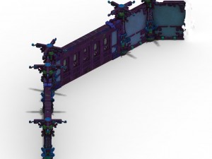 lei fengta - fifth floor debris - curtains 3D Model