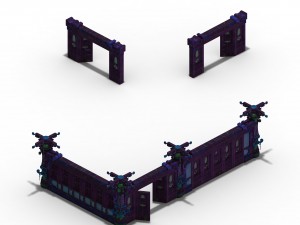 lei fengta - fifth floor debris - curtains 3D Model