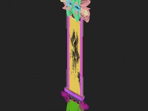 lei fengta - fifth floor debris - curtains 3D Model