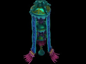 lee pagoda - fifth floor debris - banner 3D Model