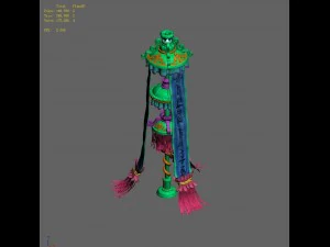 lee pagoda - fifth floor debris - banner 3D Model