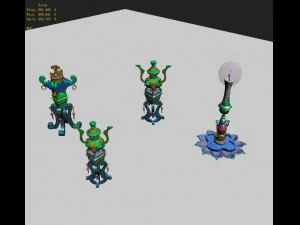 pagoda - censer - candlestick 3D Model