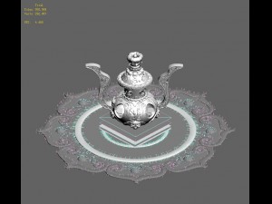 lei fengta - the first floor incense burner Model 3D