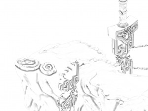 quanzhen teach - mountain gate Modelo 3D