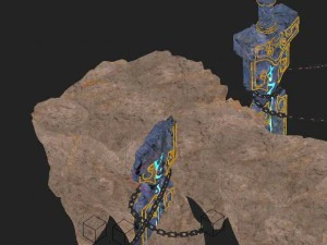quanzhen teach - mountain gate 3D Model