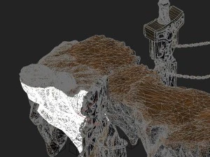 quanzhen teach - mountain gate 3D Model