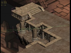 beastmaster - underground wall 3D 모델