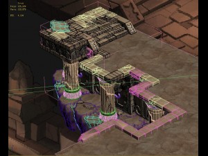 beastmaster - underground wall 3D 모델