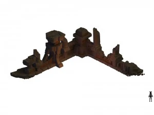 beastmaster - підземна стіна 3D Модель