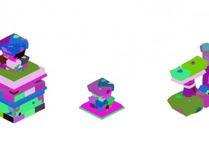 beast king - small stone pile 3D Model
