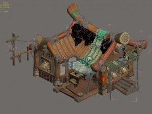 small apricot - wild house 3D Model