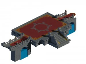 xuan yuan dian - pole bitwy na końcu Tajwanu Model 3D