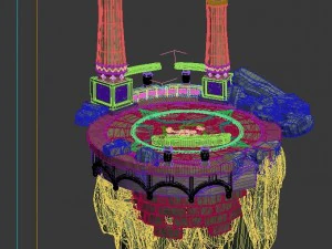 the moon mountain peaks - clan answer shitai 3D Model