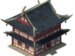 city building - hotel - inn 043 Modelo 3D