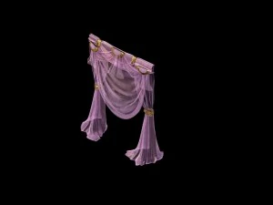 curtain - yarn 3D Model